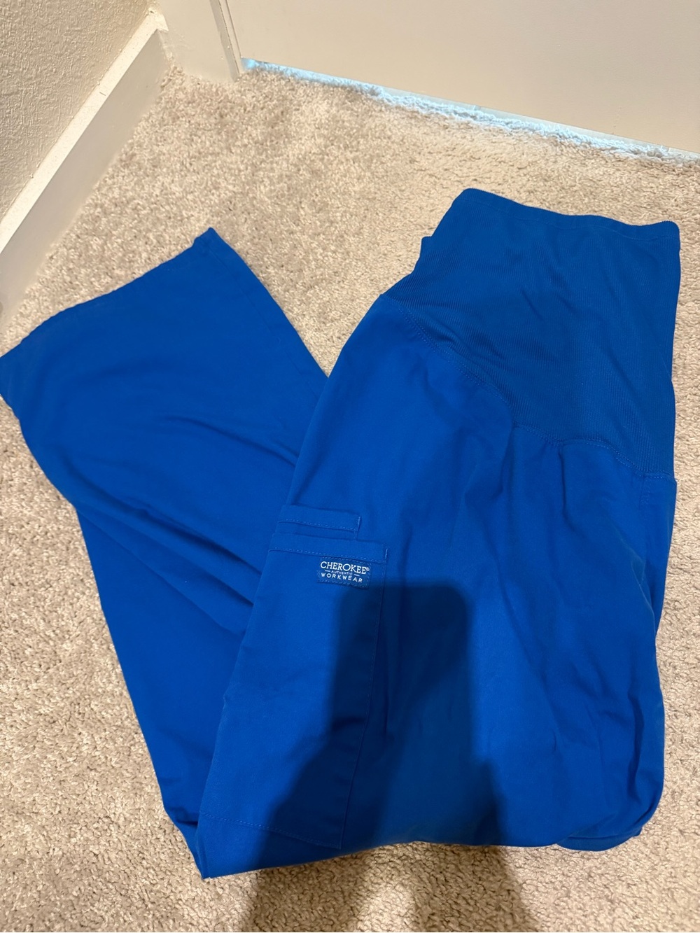 Cherokee Women's Royal Blue Jogger Scrub Pants